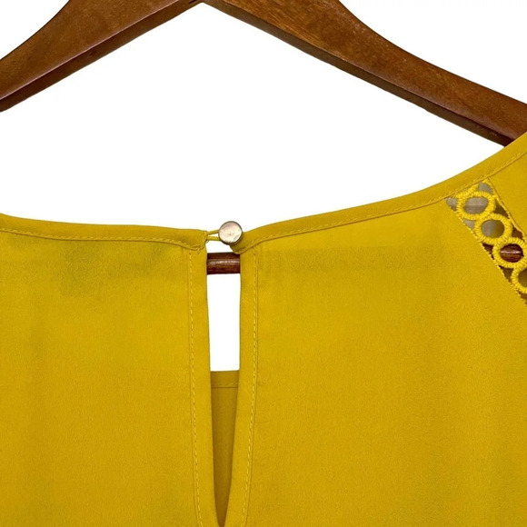Zac & Rachel Mustard Yellow Top Size XL - Picture 6 of 7